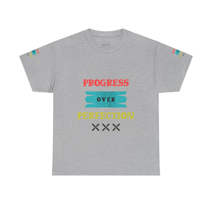 Progress Over Perfection T‑Shirt — Motivational Graphic Tee