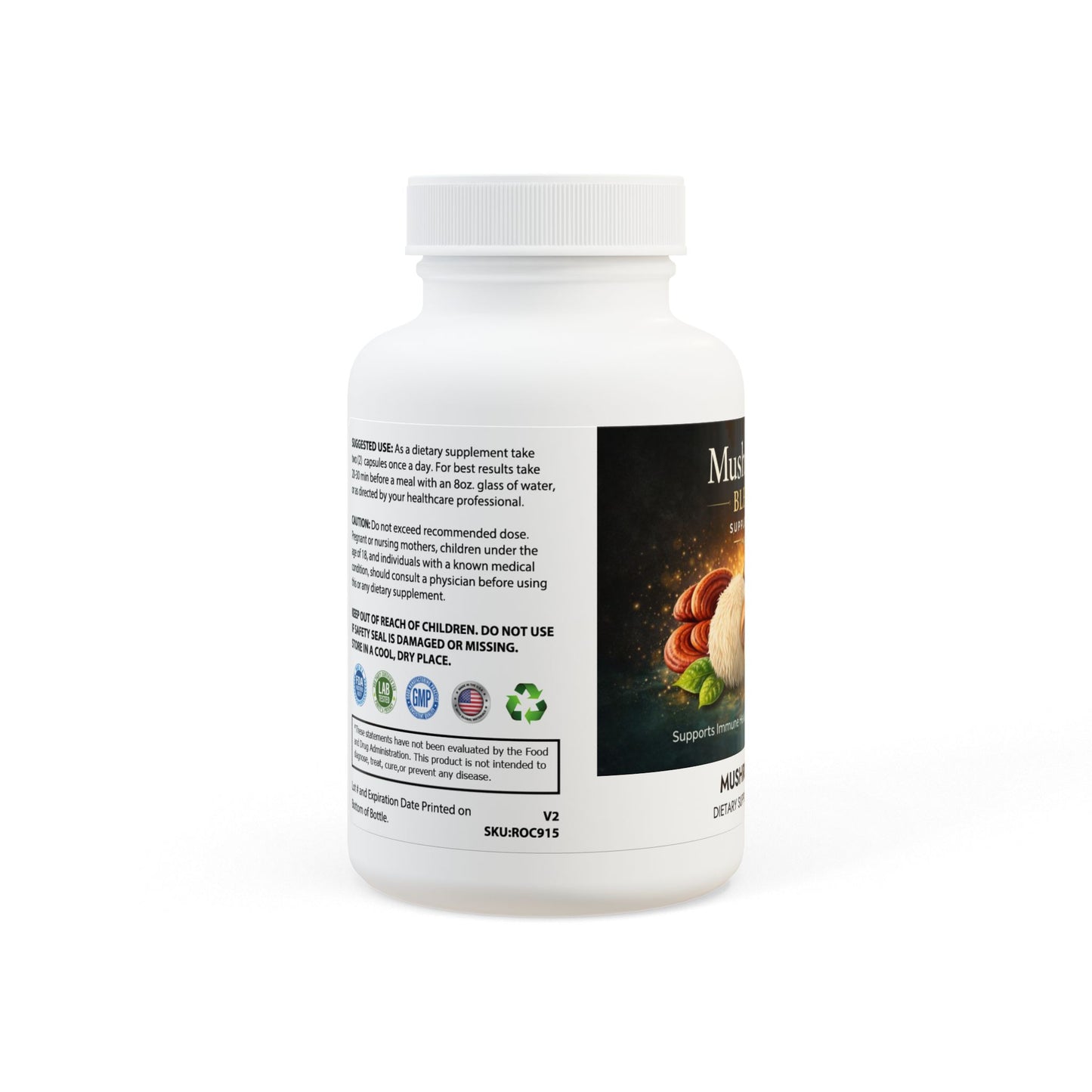 Mushroom Blend Supplement (60 Capsules)