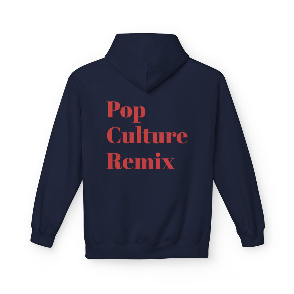 Pop Culture Remix Hoodie - Retro Neon Graphic Pullover
