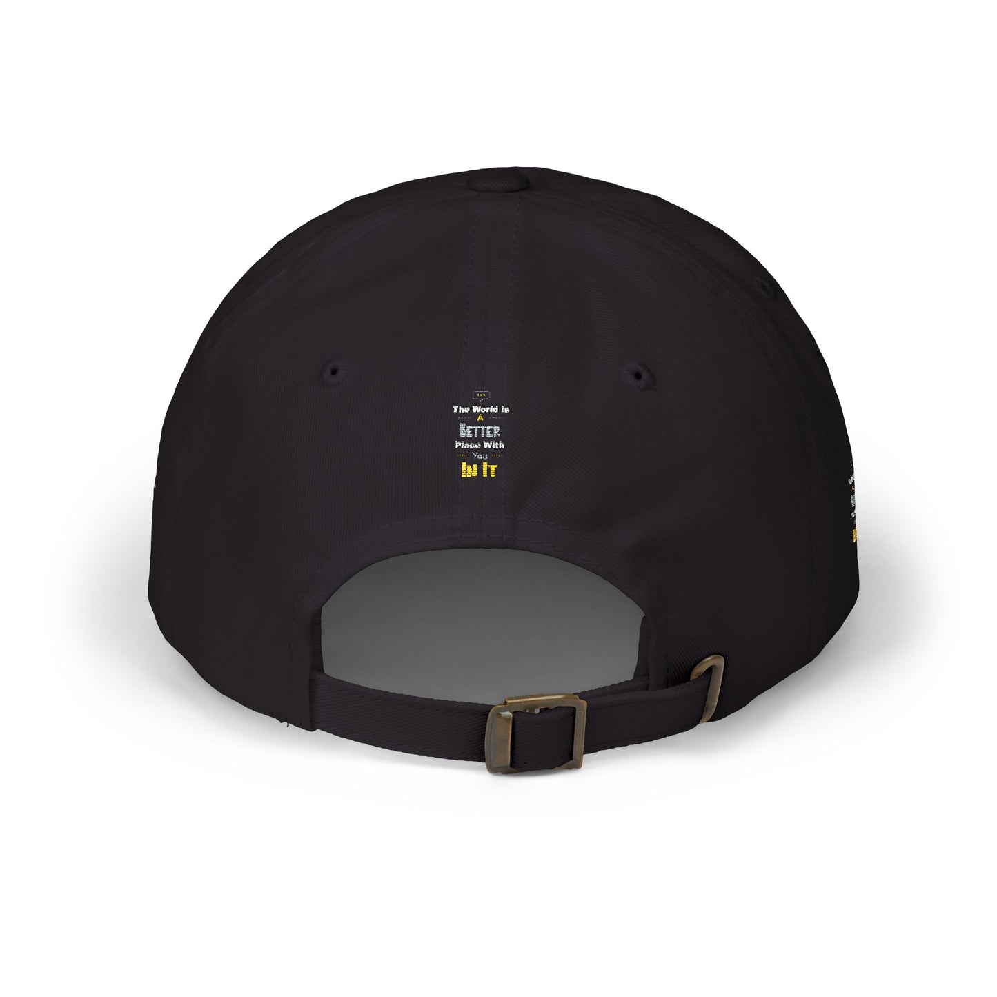 Classic Dad Cap — "A Better You In It" Embroidered Dad Hat