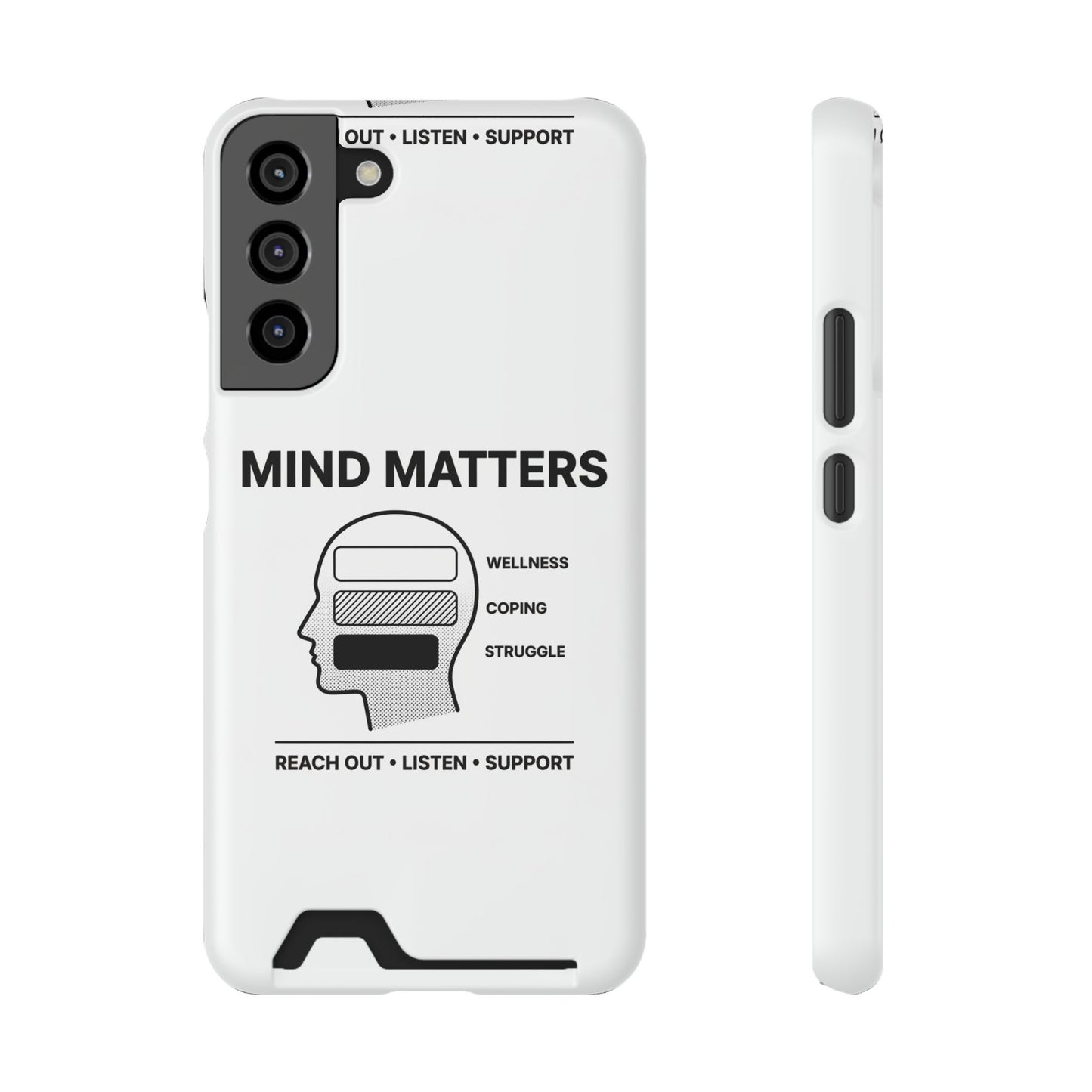 Mind Matters Phone Card Case — Mental Health Awareness Card Holder Case