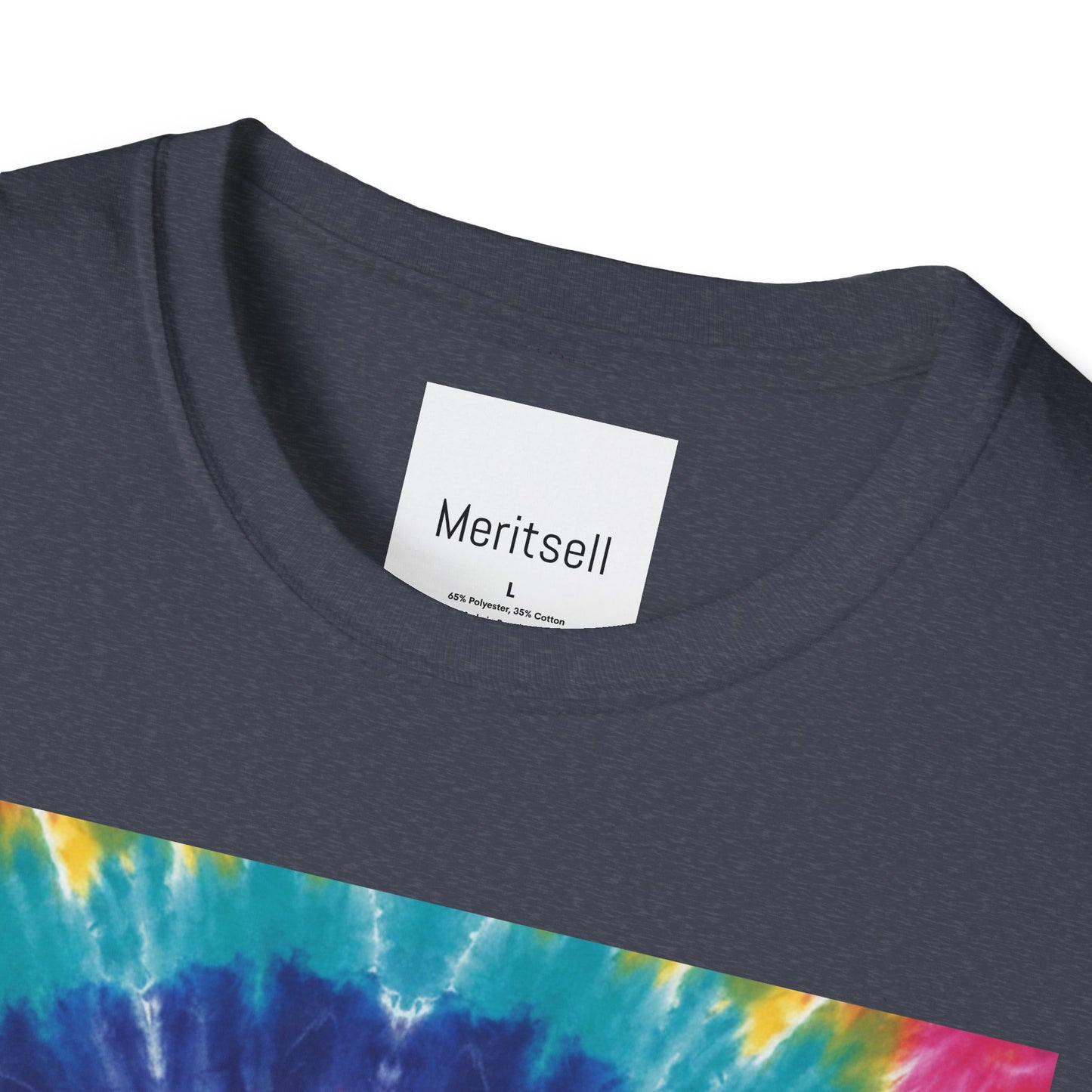 Tie-Dye Mandala T-Shirt — Colorful Retro Festival Tee