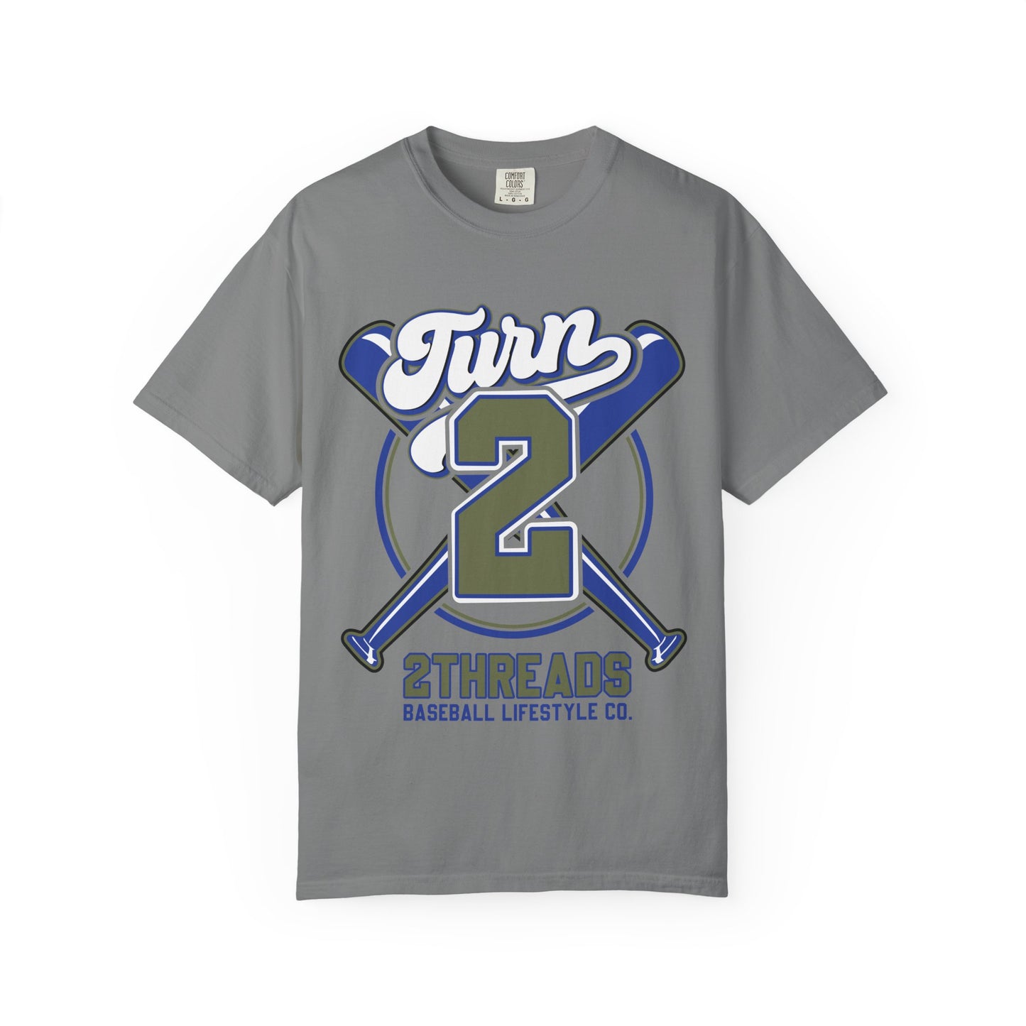 Turn 2 Baseball Graphic T-Shirt — 2Threads Athletic Tee - Merit Sell