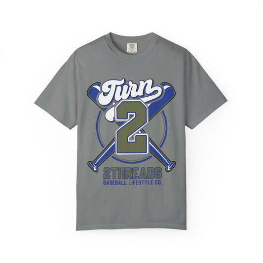 Turn 2 Baseball Graphic T-Shirt — 2Threads Athletic Tee - Merit Sell