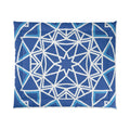 Geometric Mandala Comforter — Blue Star Pattern Bedding