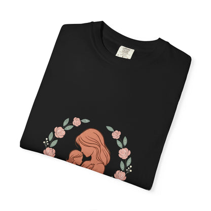 Mother & Baby T-Shirt — "For Moms" Floral Maternity/Motherhood Tee
