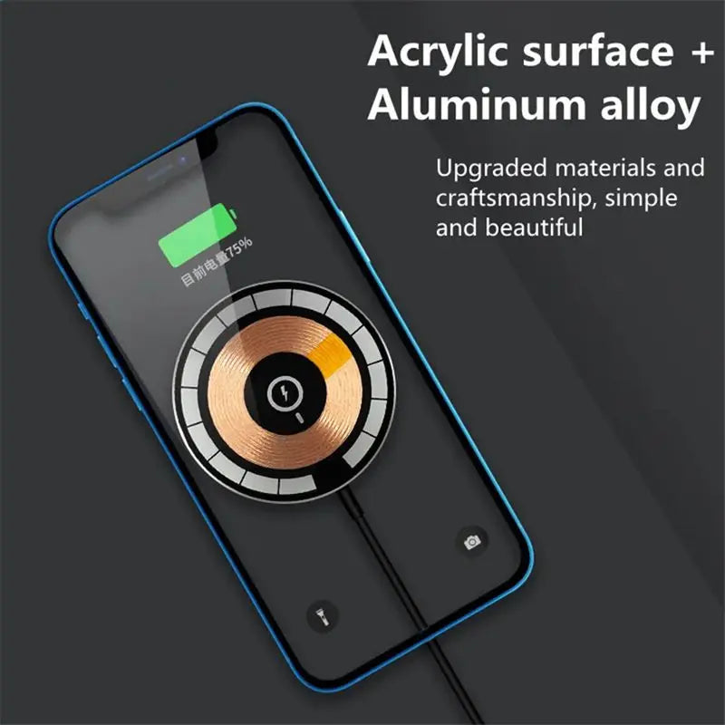 65W Magnetic Wireless Charger Pad Stand Macsafe For iPhone 14 13 12 Pro Max Airpods Pro USB C Fast Charging Station Chargers - Merit Sell