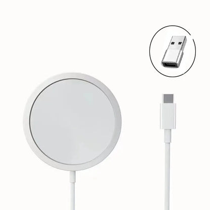65W Magnetic Wireless Charger Pad Stand Macsafe For iPhone 14 13 12 Pro Max Airpods Pro USB C Fast Charging Station Chargers - Merit Sell