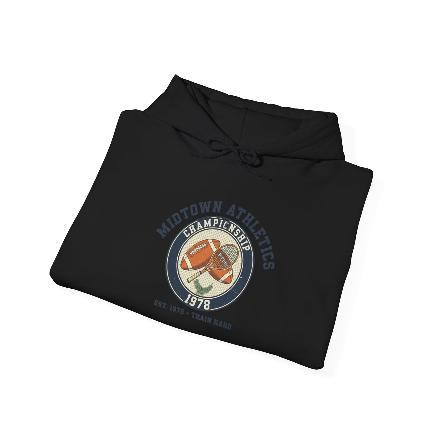 Athletic Hoodie — Midtown Athletics '78 Vintage Running Club Sweatshirt