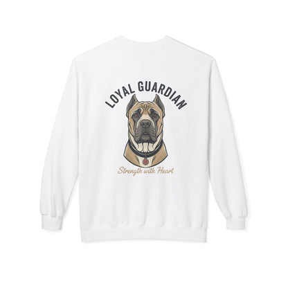 Loyal Guardian Sweatshirt — "Strength with Heart" Dog Crewneck