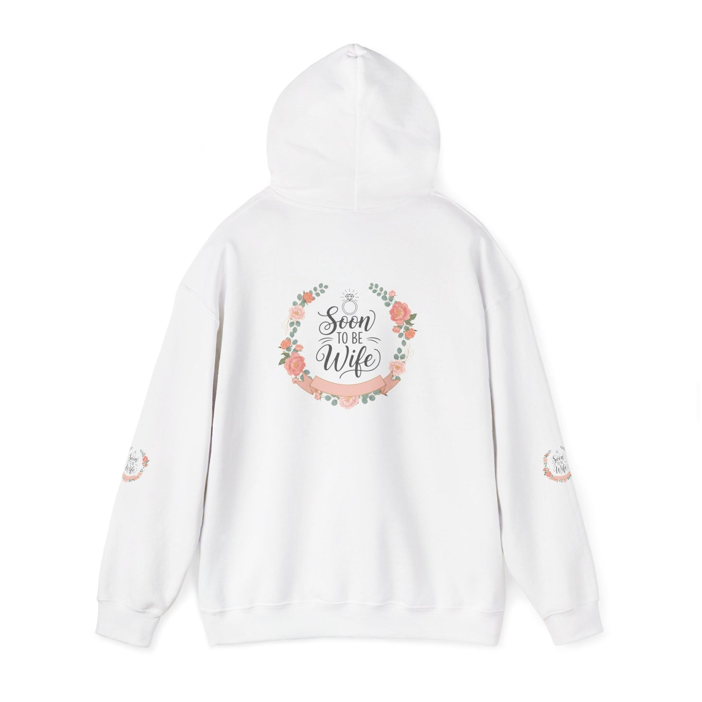 Soon To Be Wife Hoodie — Floral Bridal Engagement Sweatshirt