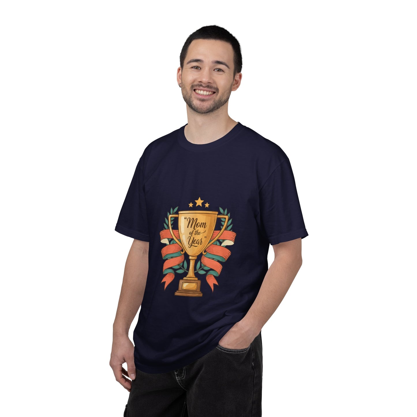 Mom of the Year T-Shirt — Trophy Design Mother's Day Tee