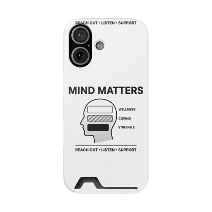 Mind Matters Phone Card Case — Mental Health Awareness Card Holder Case
