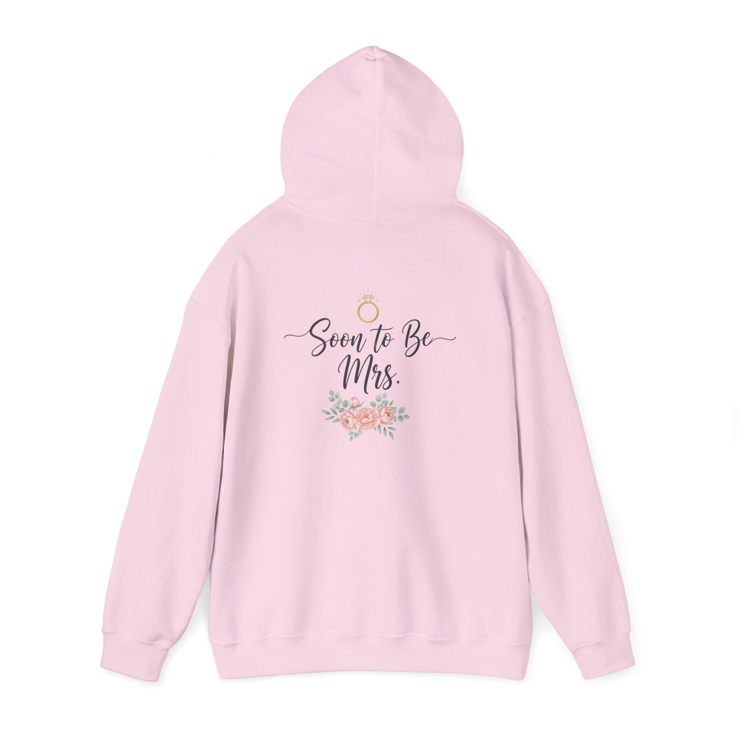 Soon to Be Mrs. Hoodie — Bridal Engagement Sweatshirt with Ring & Floral Design