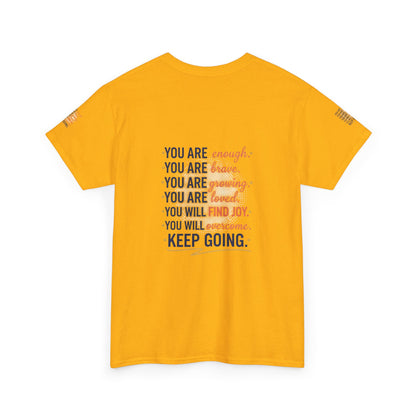 Motivational Tee — “You Are... Keep Going” Inspirational Graphic T‑Shirt
