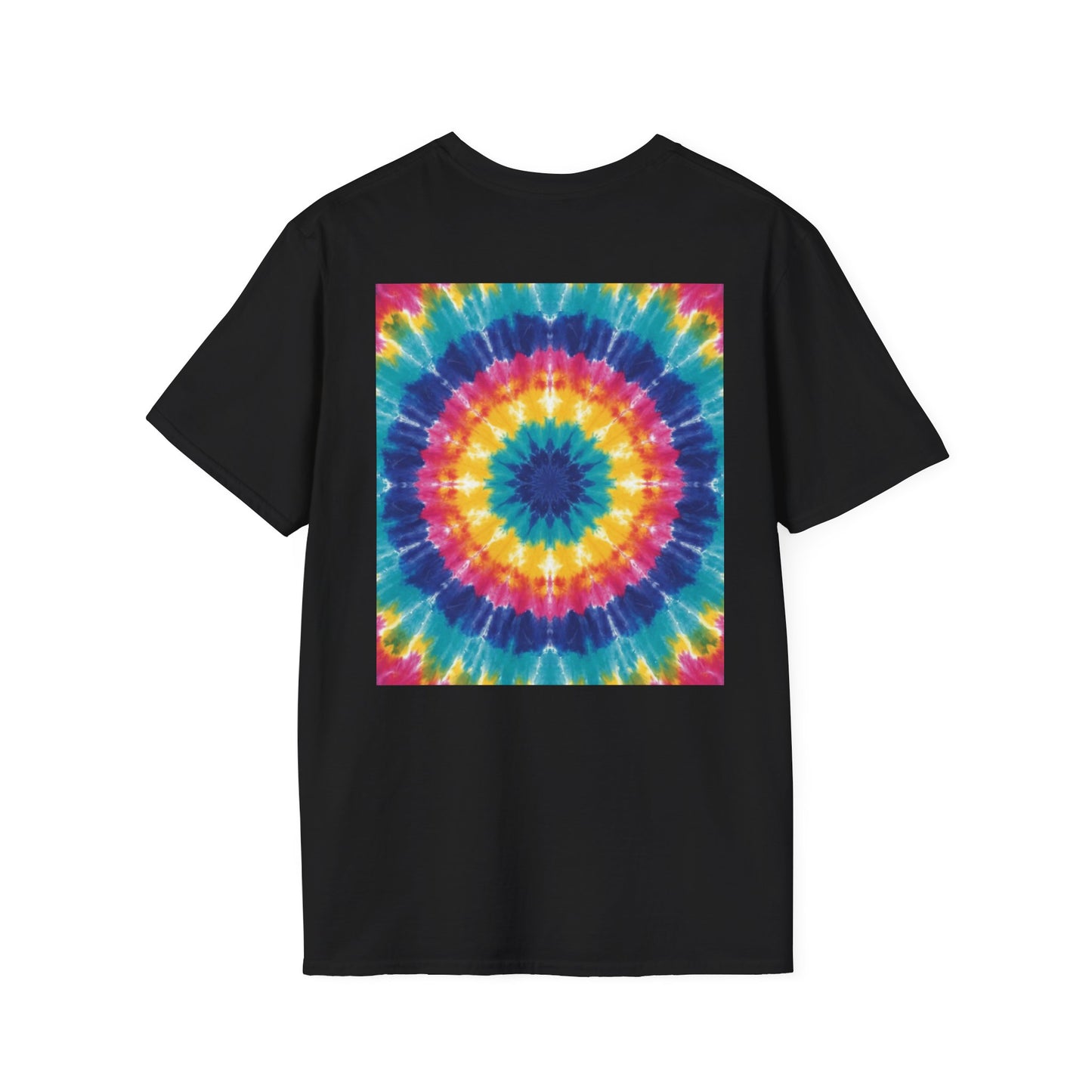 Tie-Dye Mandala T-Shirt — Colorful Retro Festival Tee