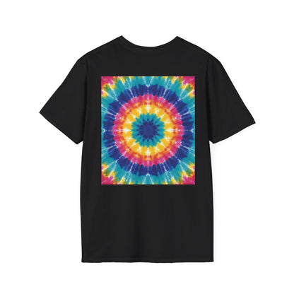 Tie-Dye Mandala T-Shirt — Colorful Retro Festival Tee