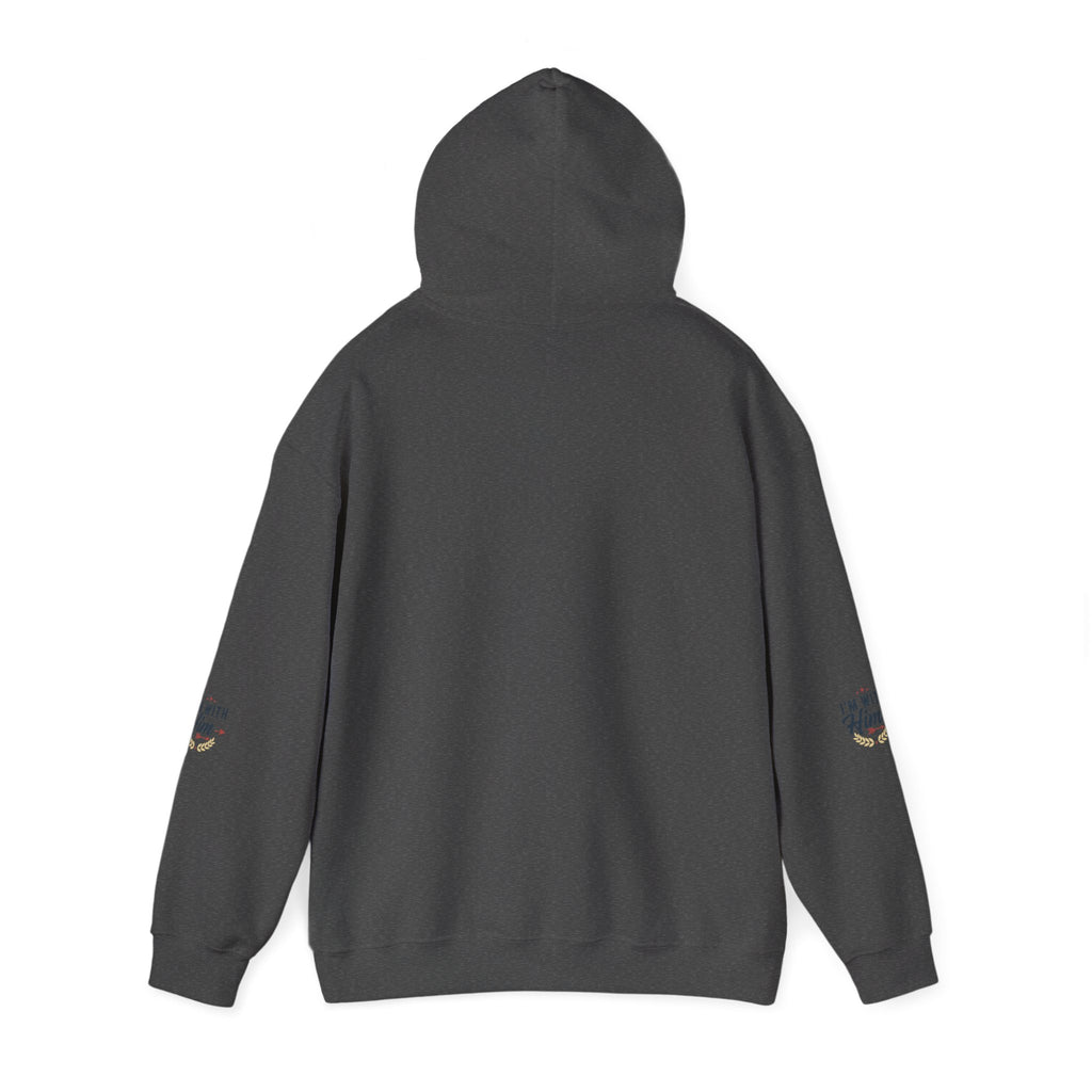 I'm With Him Hoodie — Couples Arrow Design