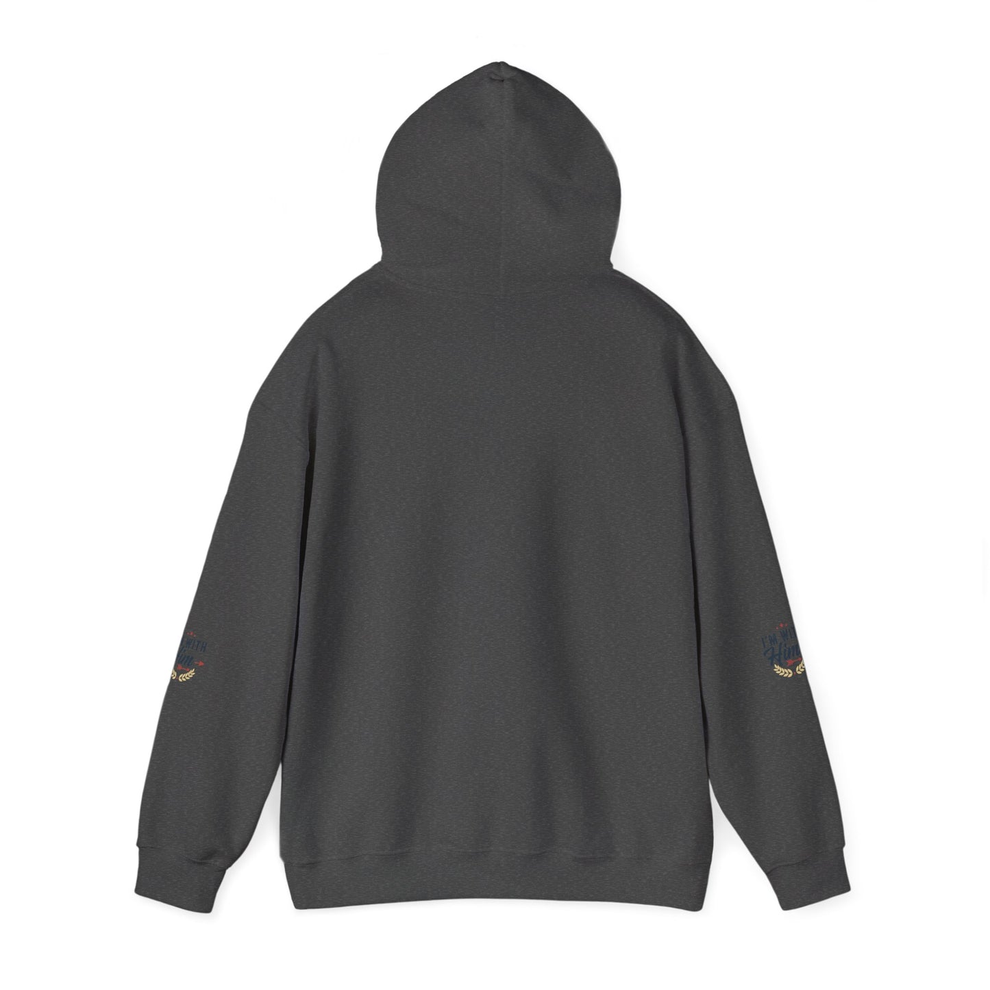 I'm With Him Hoodie — Couples Arrow Design