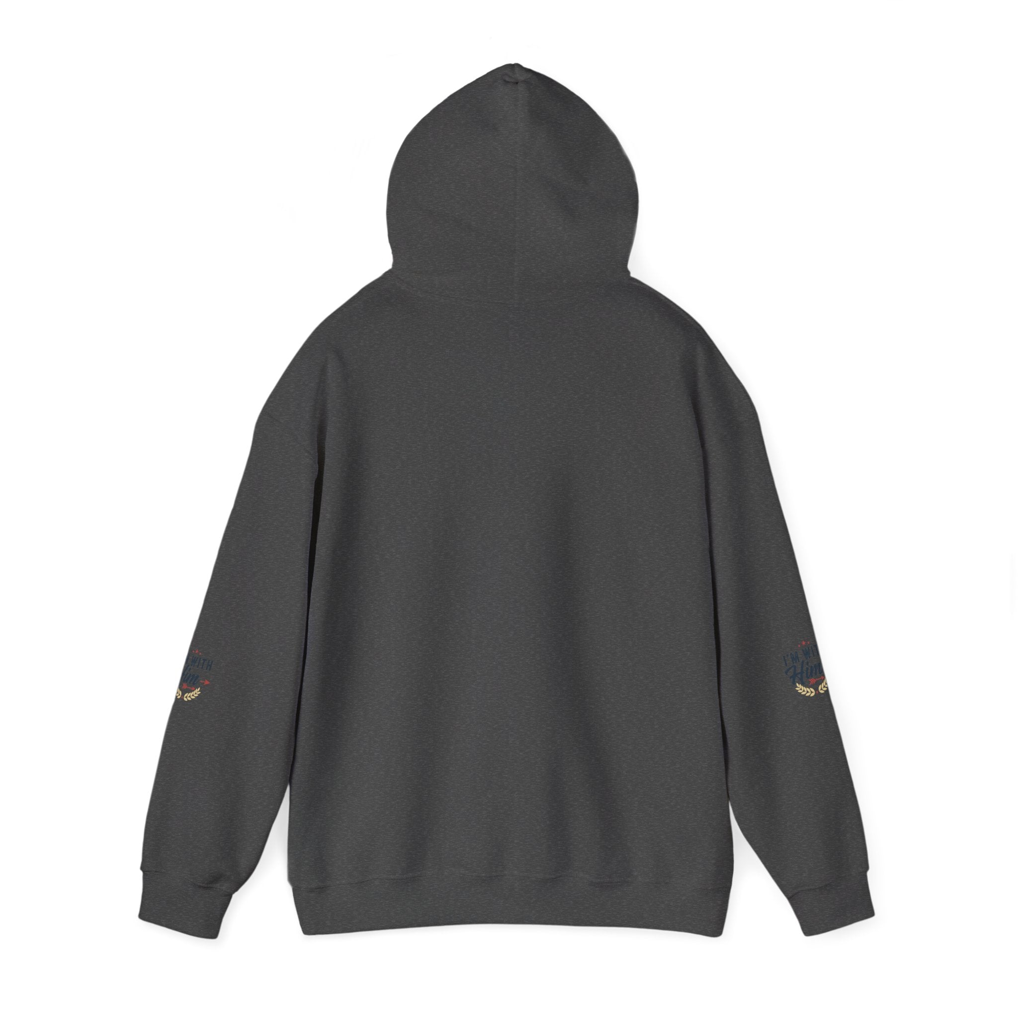 I'm With Him Hoodie — Couples Arrow Design