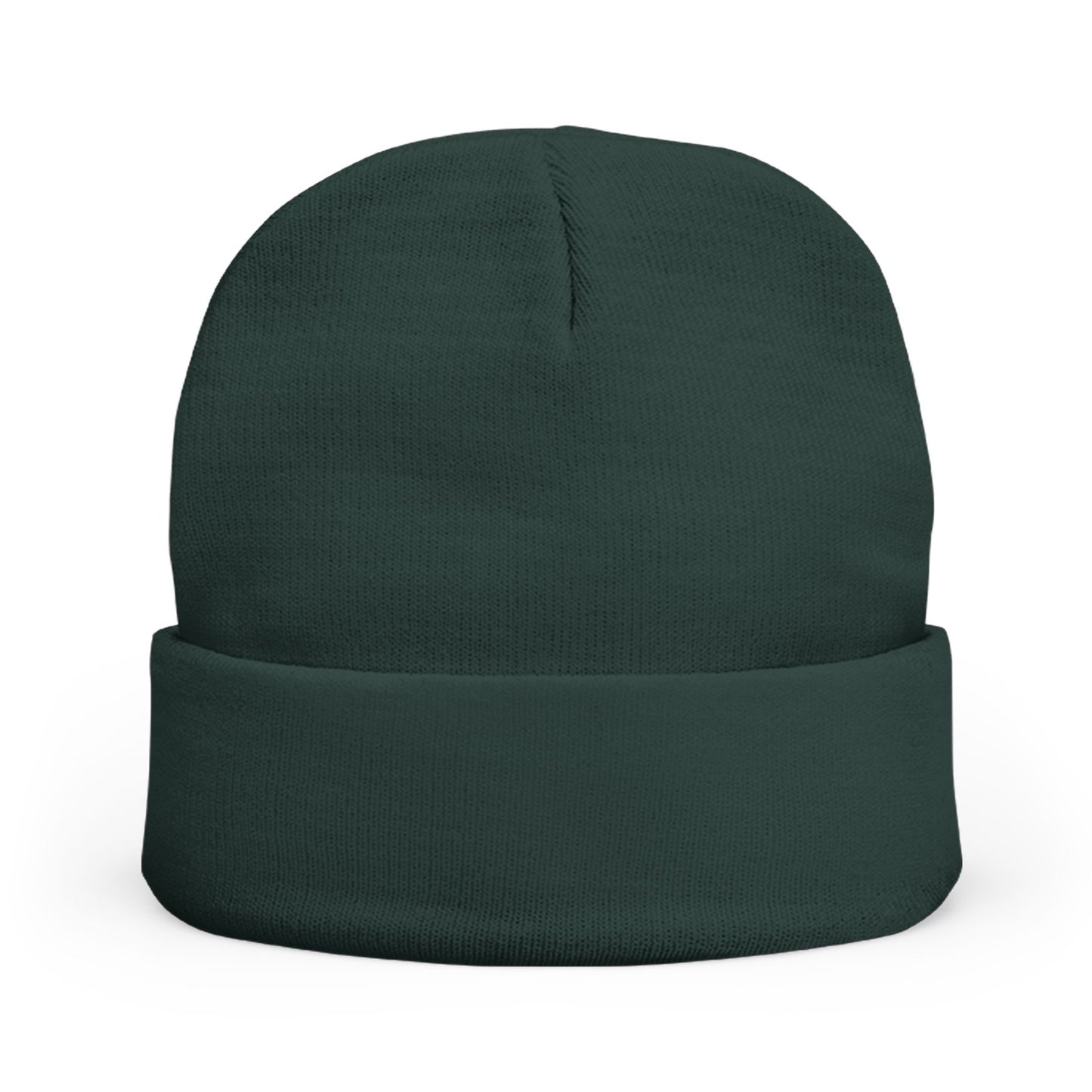 Embroidered Knit Beanie — 'Progress Over Perfection' Cozy Winter Hat