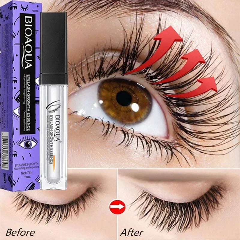 7 Days Fast Eyelash Growth Serum Eyelash Eyebrow Growth Strong Makeup Extension Treatment Thicken Eyebrow Eyelash Enhancer Serum - Merit Sell