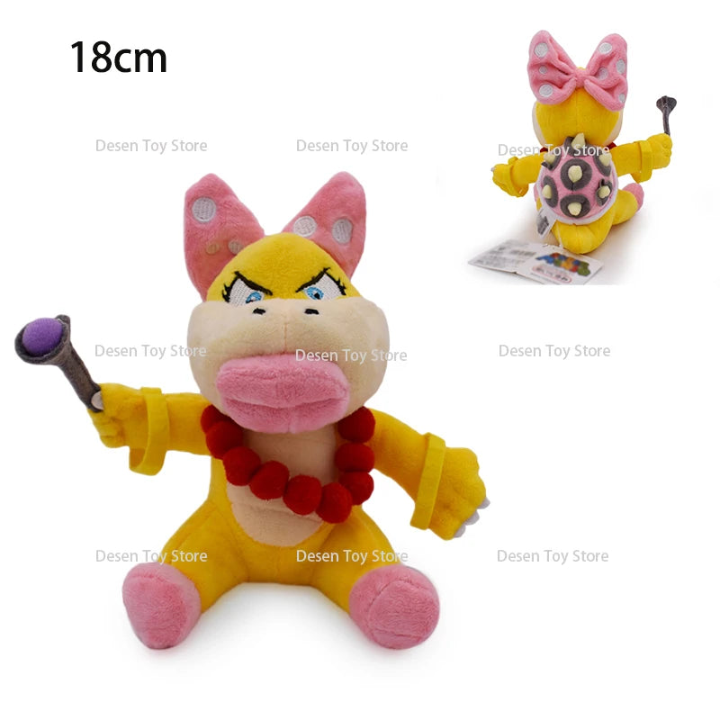 7 Styles Bowser Son Bros Plush Toys Iggy Wendy Morton Roy Ludwig Stuffed Animal Doll Baby Birthday Christmas Gifts - Merit Sell