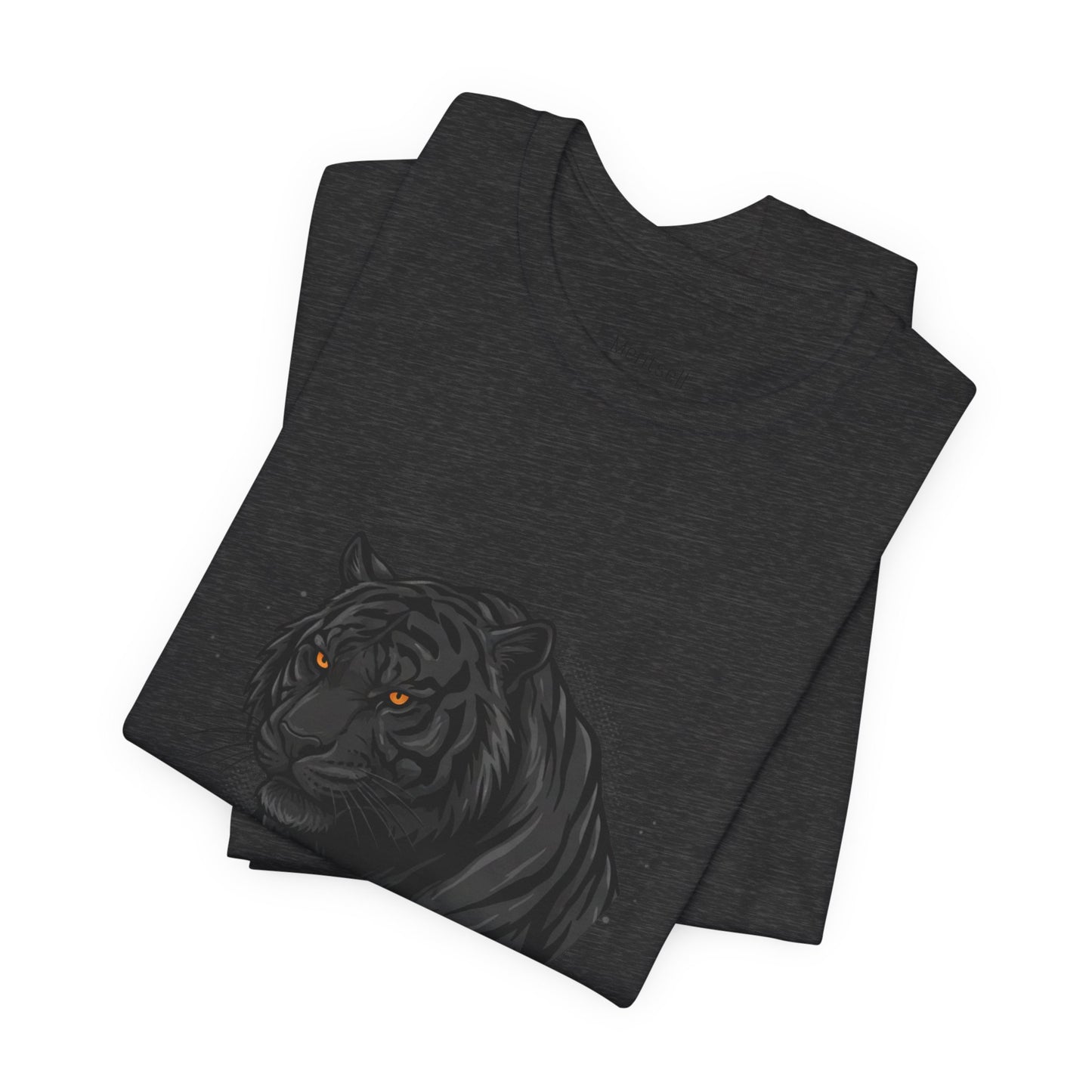 Ferocity Black Panther T‑Shirt – Graphic Tiger Head Tee