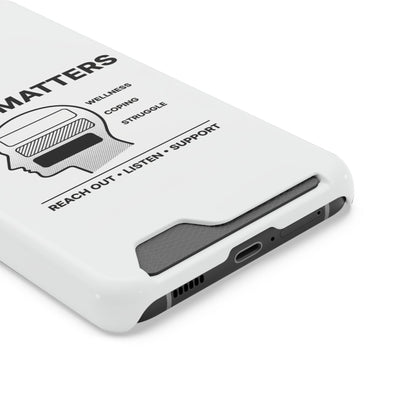 Mind Matters Phone Card Case — Mental Health Awareness Card Holder Case