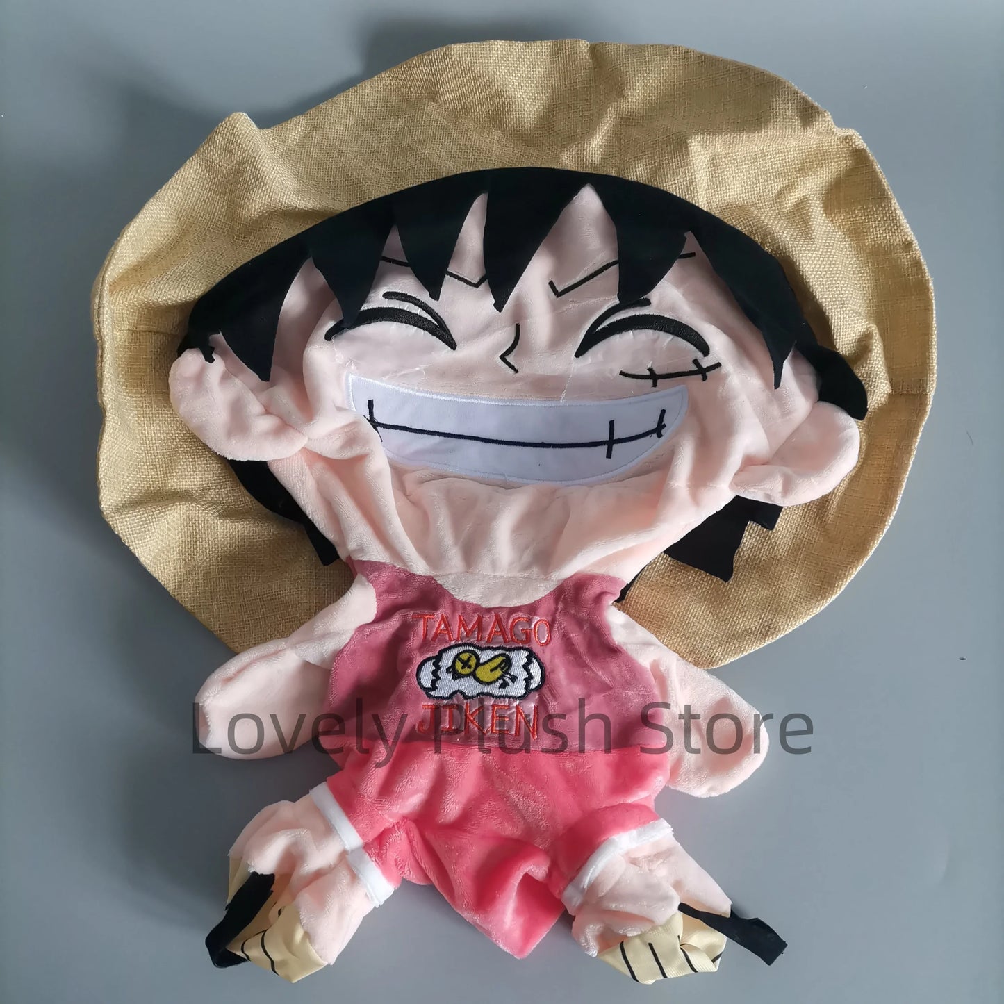 70cm Anime One Piece Monkey D Luffy Plush Toy Cartoon Cute Straw Hat Luffy Soft Stuffed Rag Doll Pillow Boys Girls Birthday Gift - Merit Sell