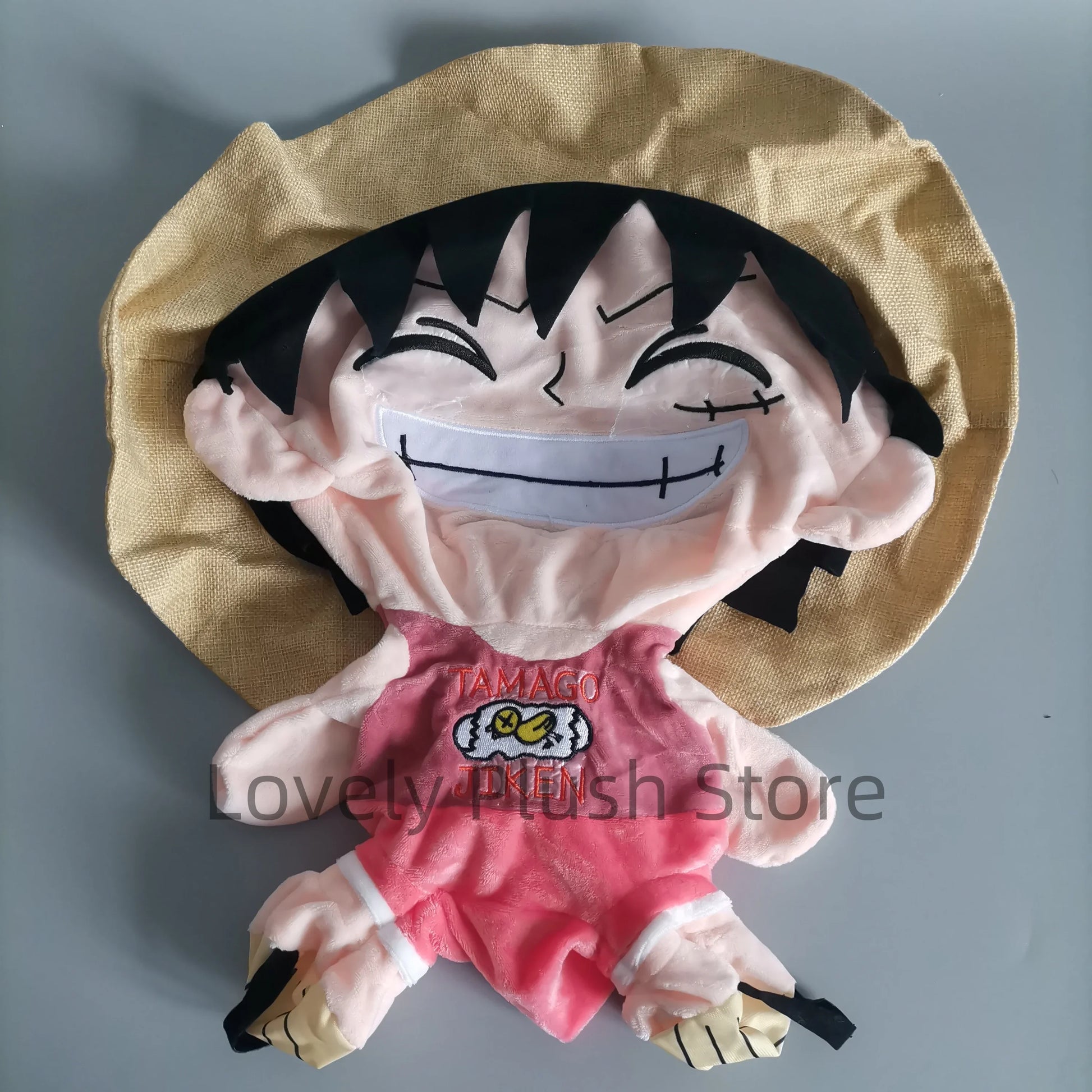 70cm Anime One Piece Monkey D Luffy Plush Toy Cartoon Cute Straw Hat Luffy Soft Stuffed Rag Doll Pillow Boys Girls Birthday Gift - Merit Sell