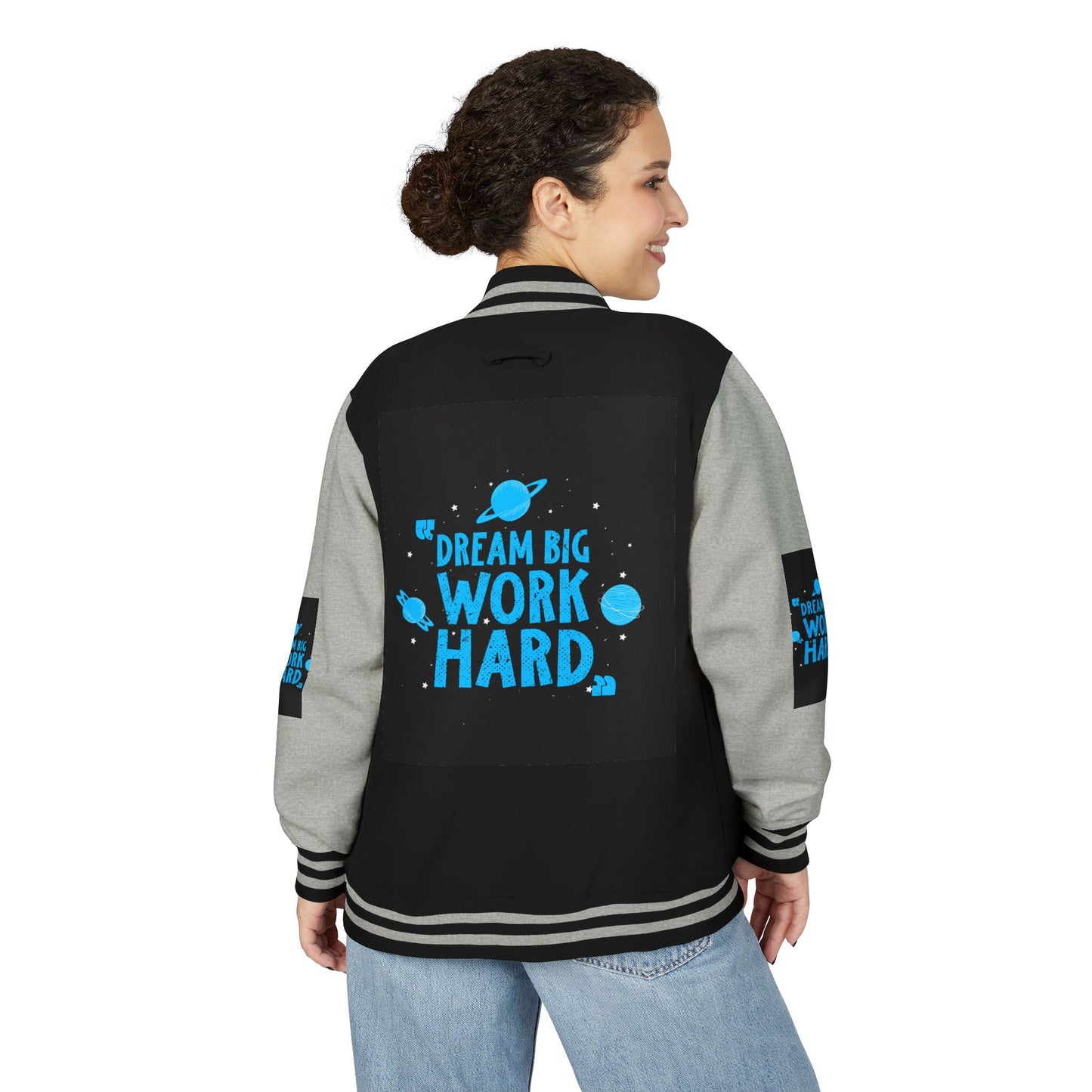 Dream Big Work Hard Letterman Jacket