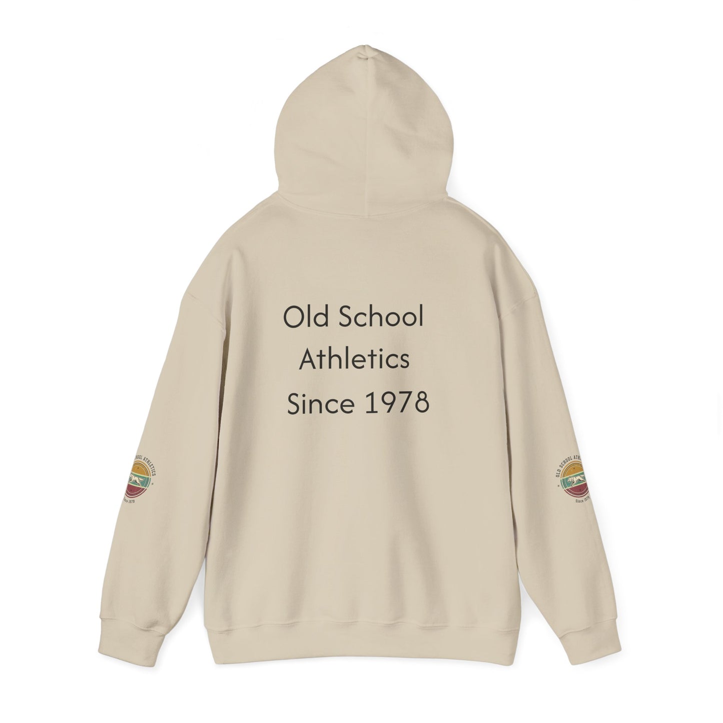Vintage Track & Field Hoodie – "Old School Athletics Since 1978"