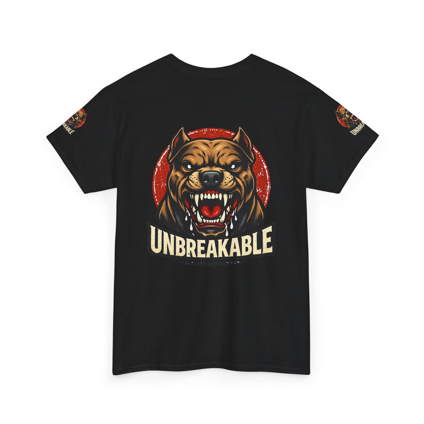 Unbreakable Pitbull Tee — Fierce Dog Graphic T-Shirt