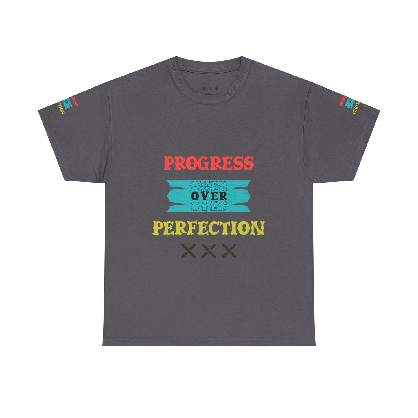 Progress Over Perfection T‑Shirt — Motivational Graphic Tee