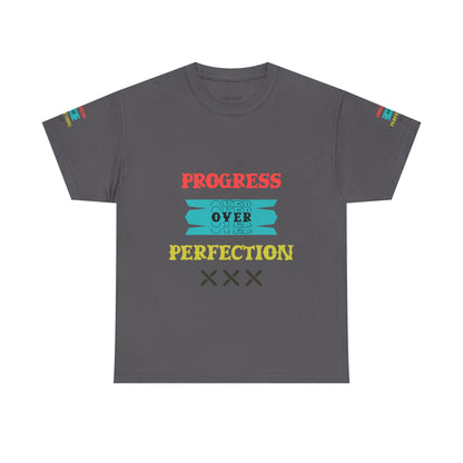 Progress Over Perfection T‑Shirt — Motivational Graphic Tee