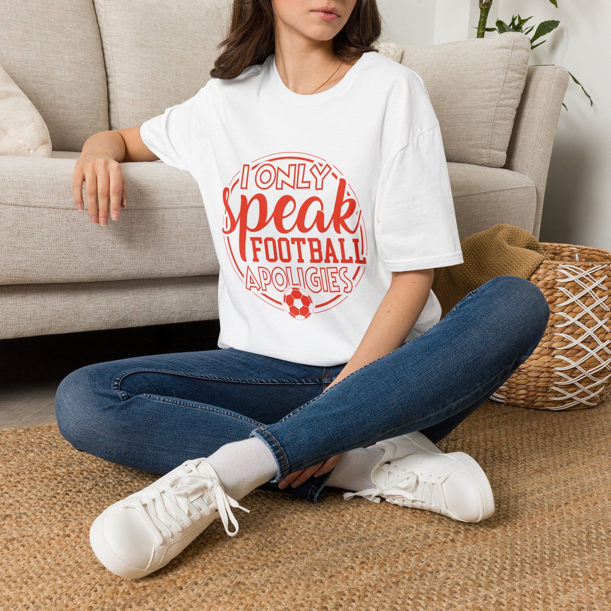 I Only Speak Football T-Shirt — Soccer Fan Graphic Tee - Merit Sell