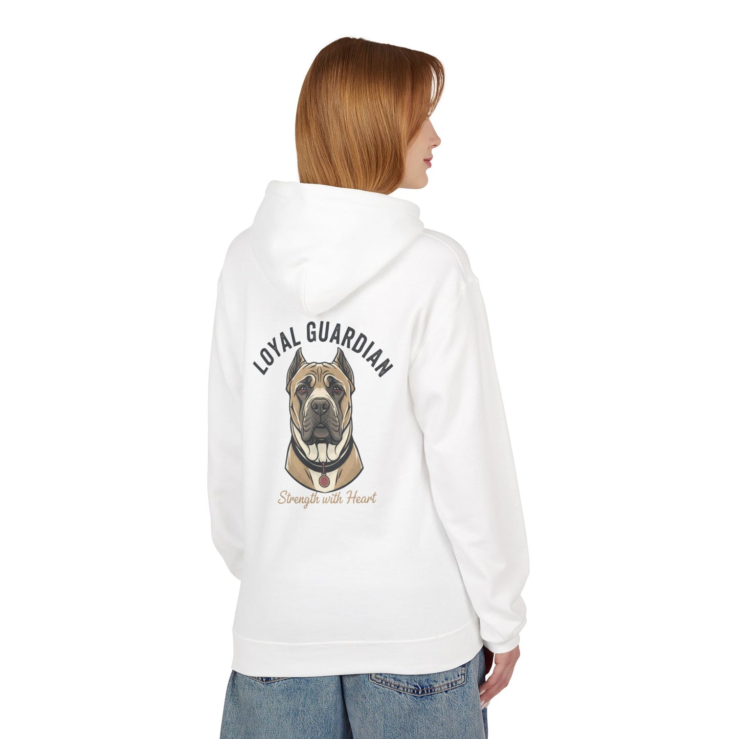 Loyal Guardian Dog Hoodie — "Strength with Heart" Pet Lover Sweatshirt