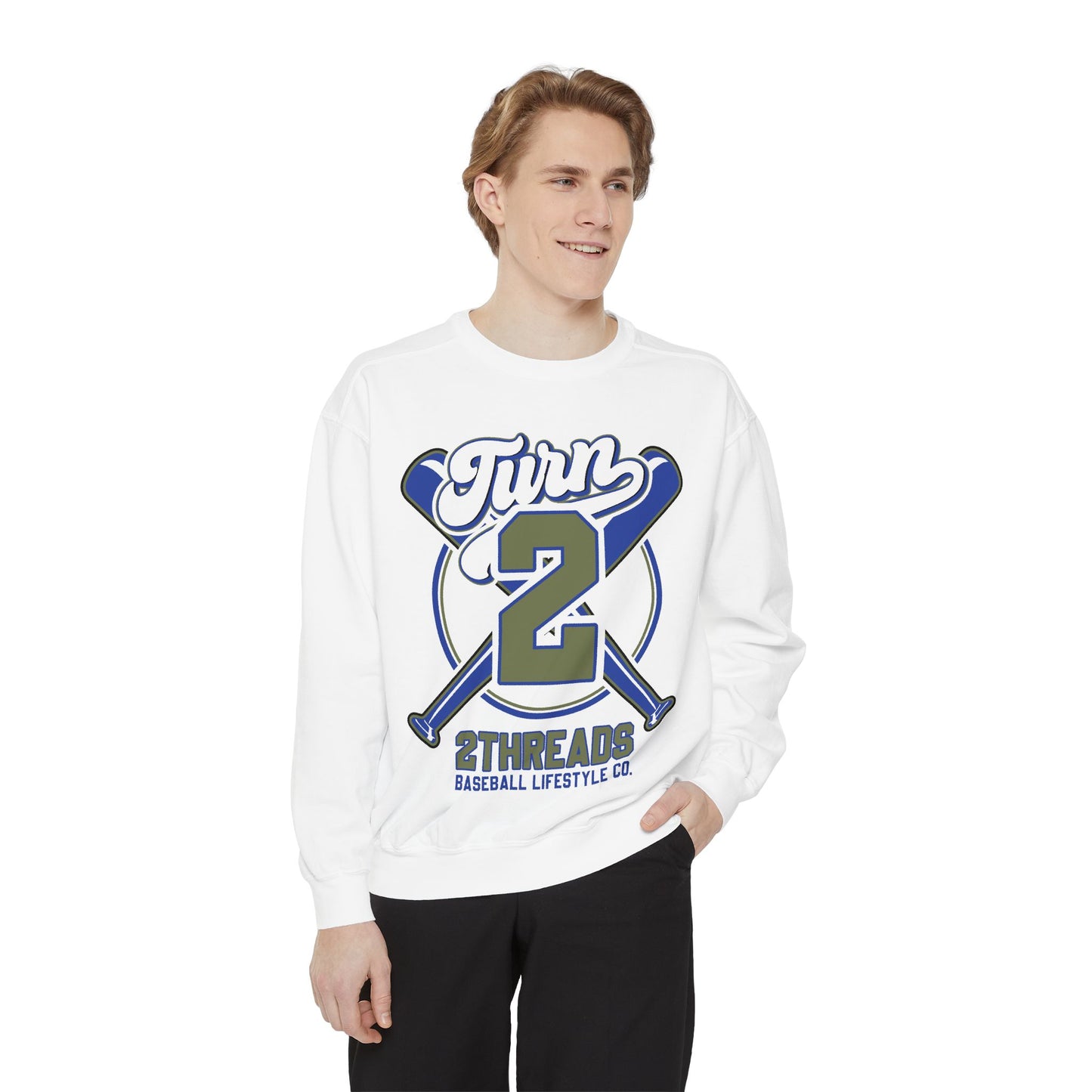 Baseball '2' Varsity Sweatshirt — 2Three08 Team Logo Pullover - Merit Sell