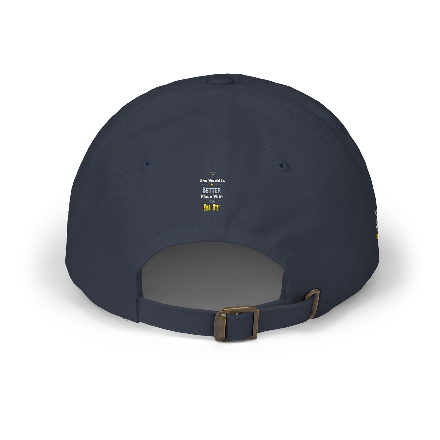 Classic Dad Cap — "A Better You In It" Embroidered Dad Hat