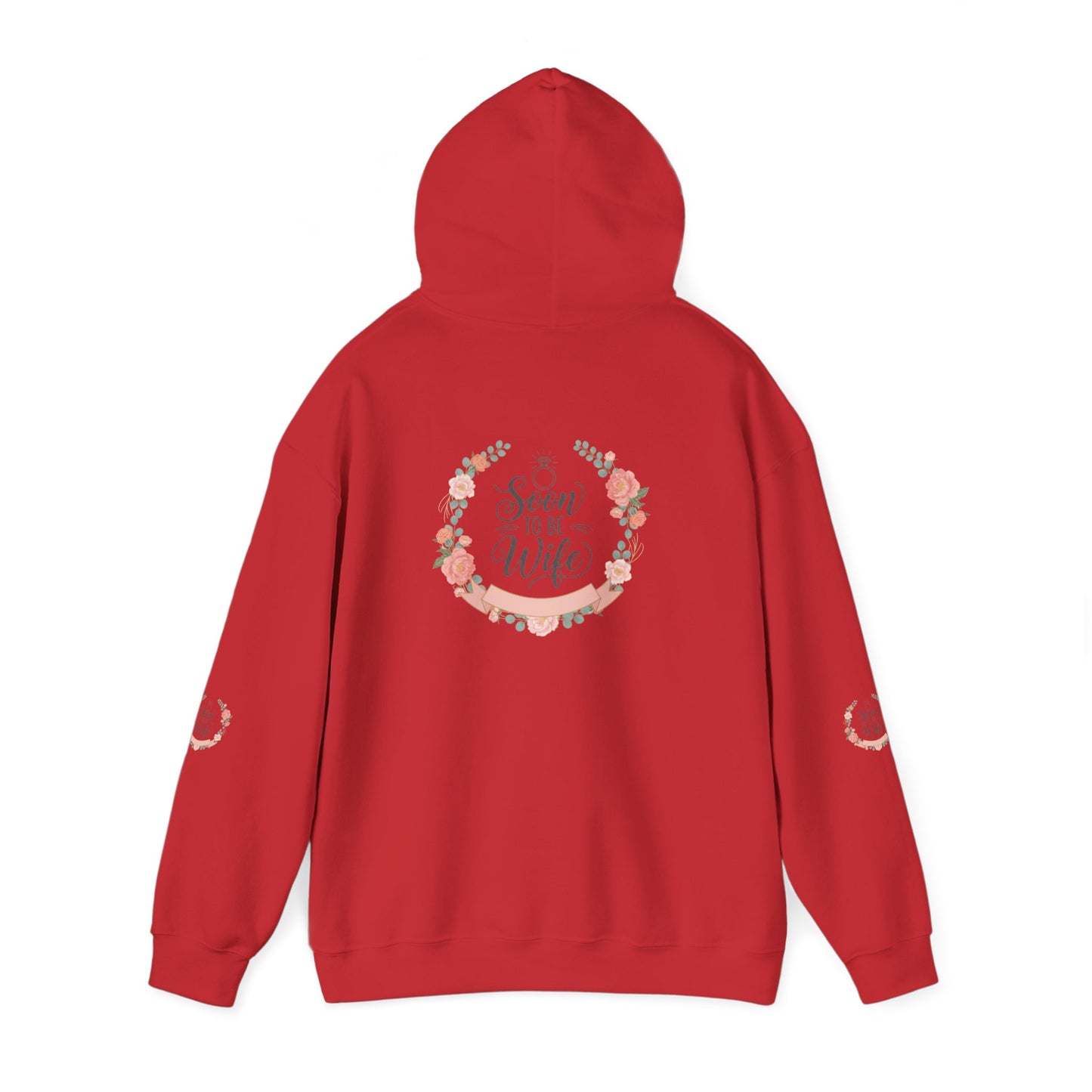 Soon To Be Wife Hoodie — Floral Bridal Engagement Sweatshirt