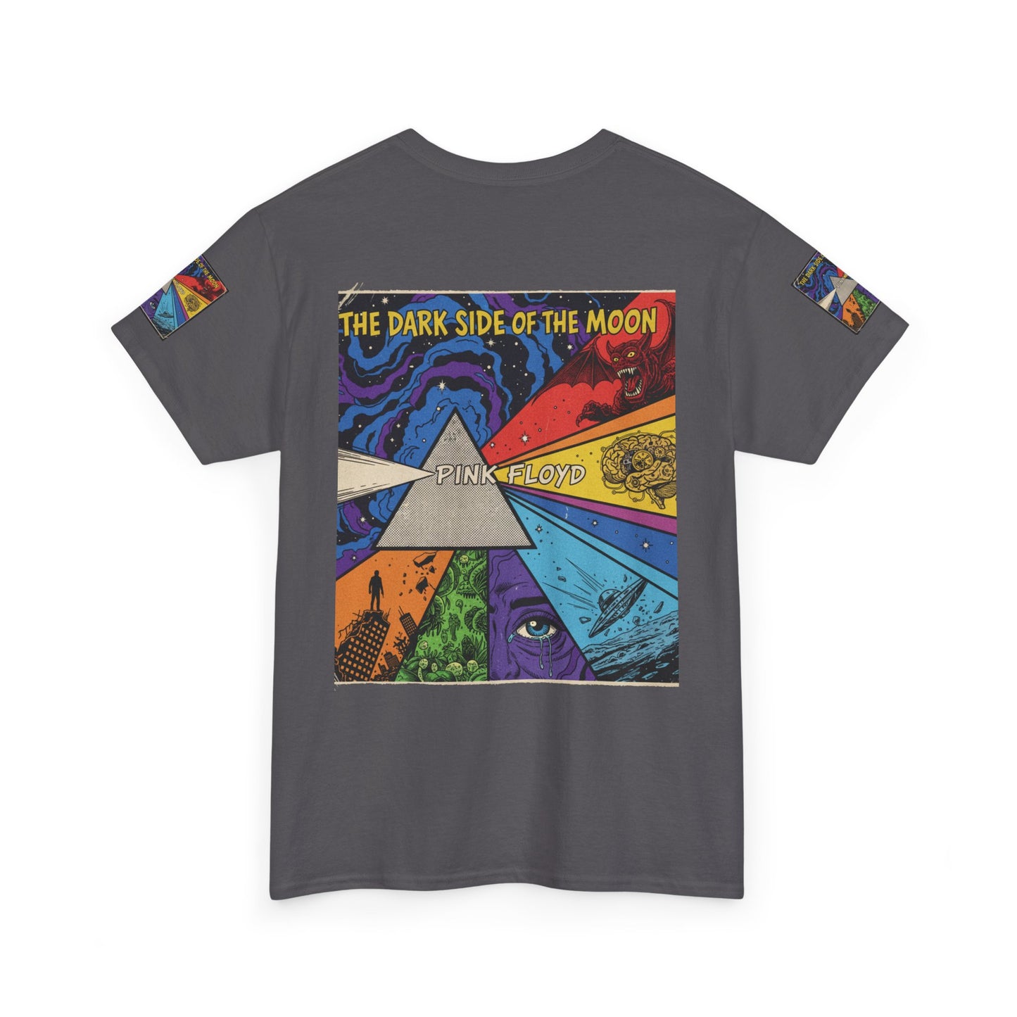 Retro Psychedelic 'The Dark Side of the Moon' Tee