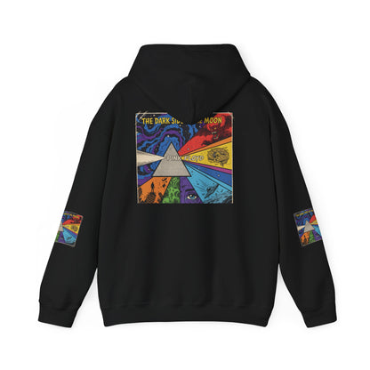 Psychedelic Prism Hoodie — Colorful Surreal Art Pullover