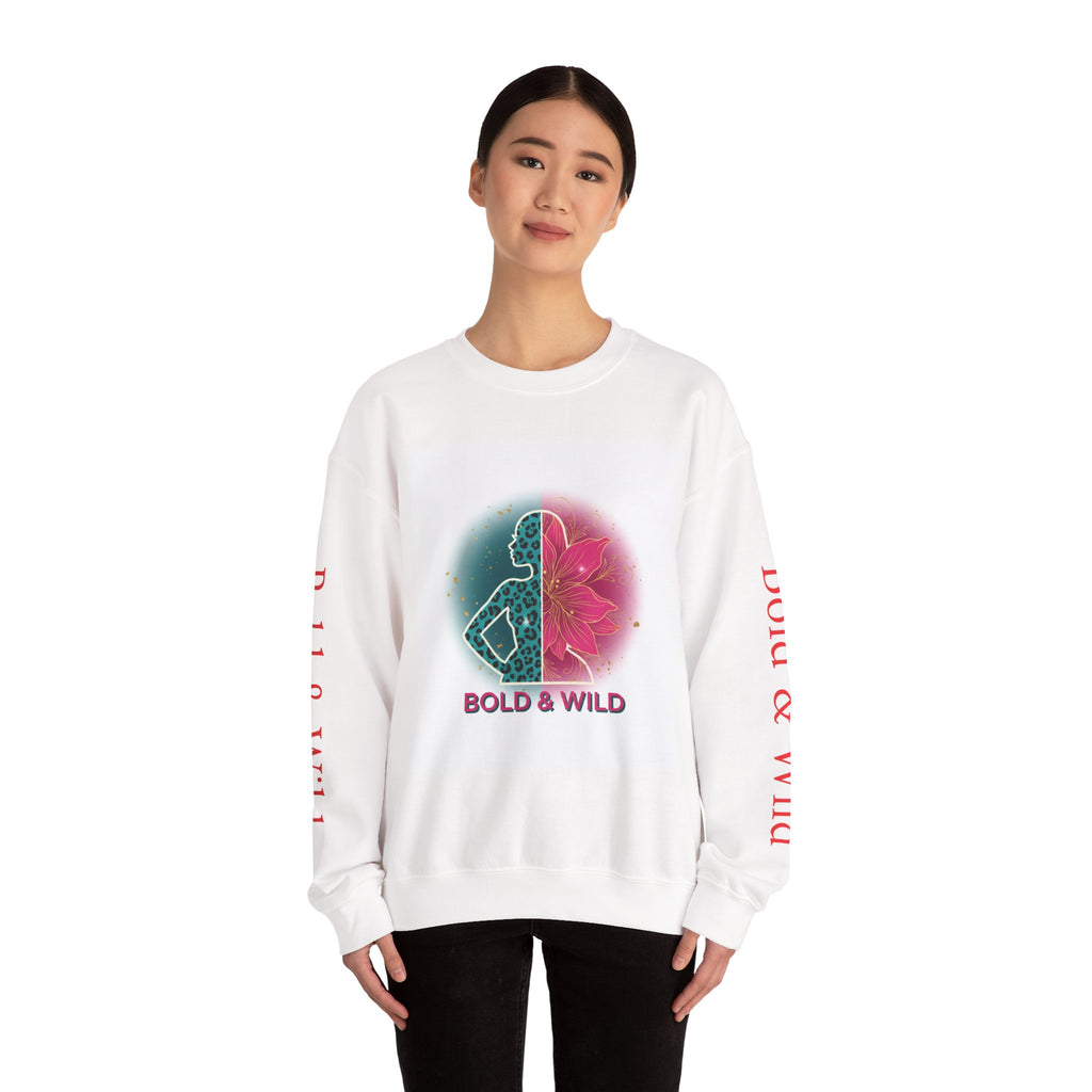 Bold & Wild Sweatshirt — Floral Leopard Graphic Crewneck