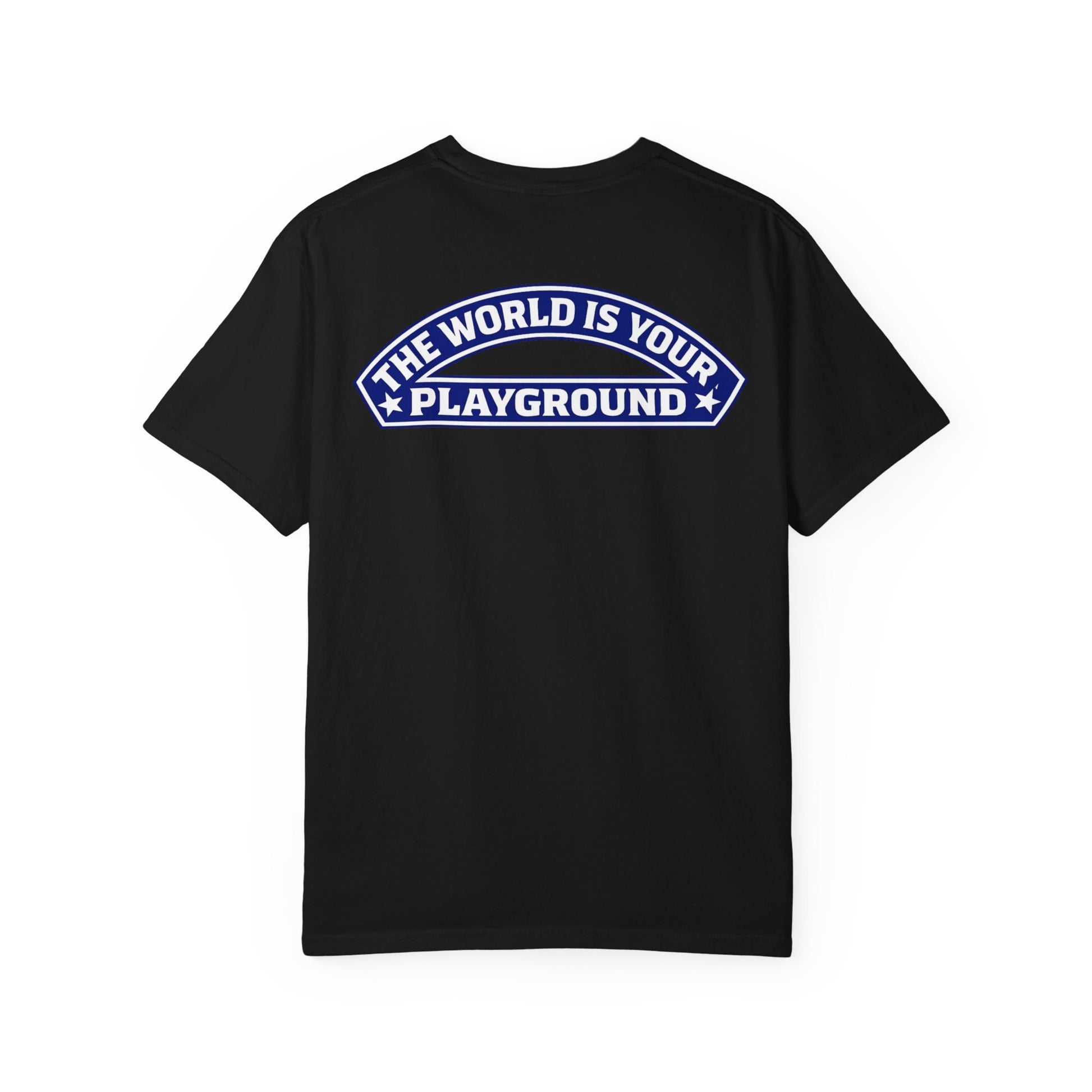 The World Is Your Playground T-Shirt — Travel Globe Graphic Tee - Merit Sell