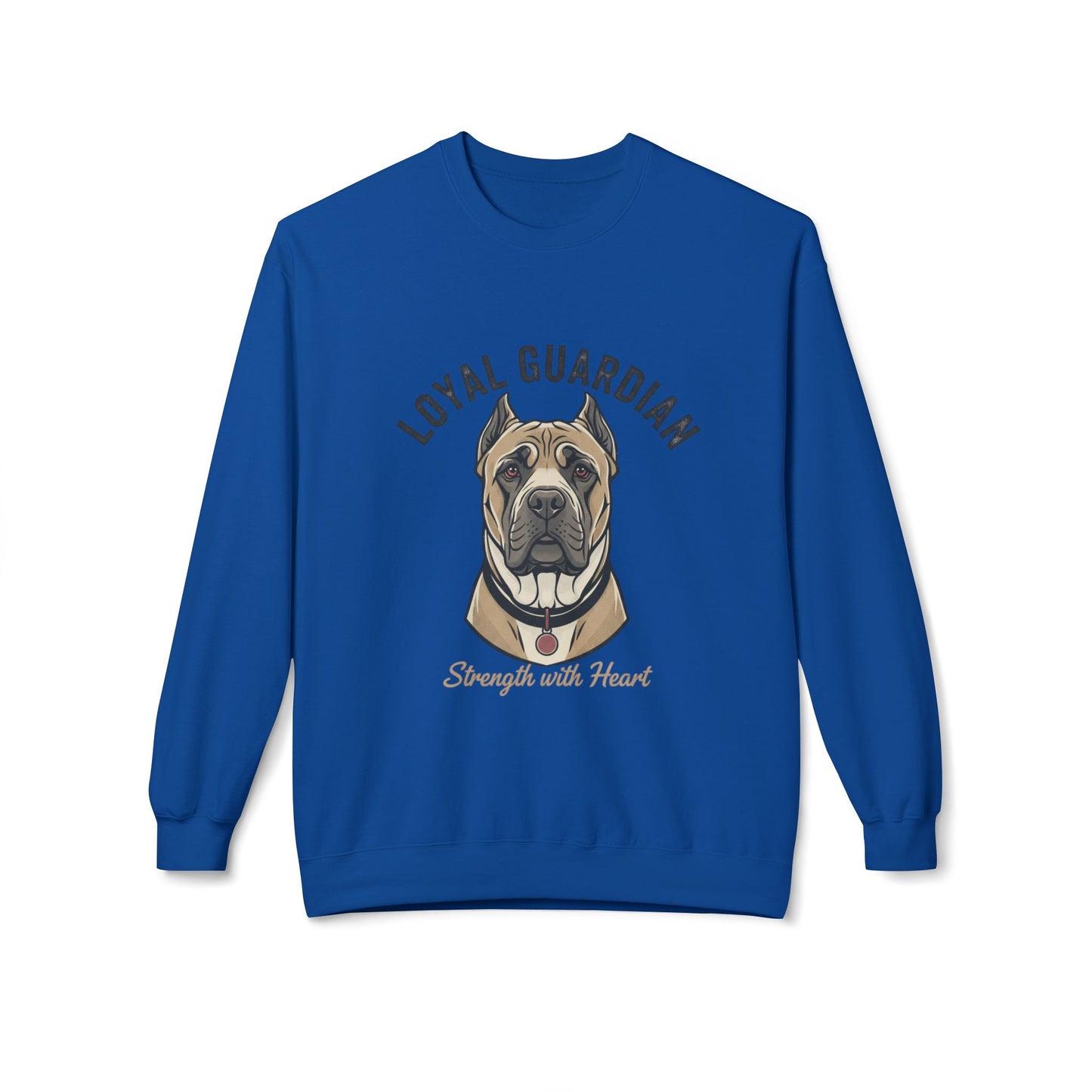 Loyal Guardian Sweatshirt — "Strength with Heart" Dog Crewneck