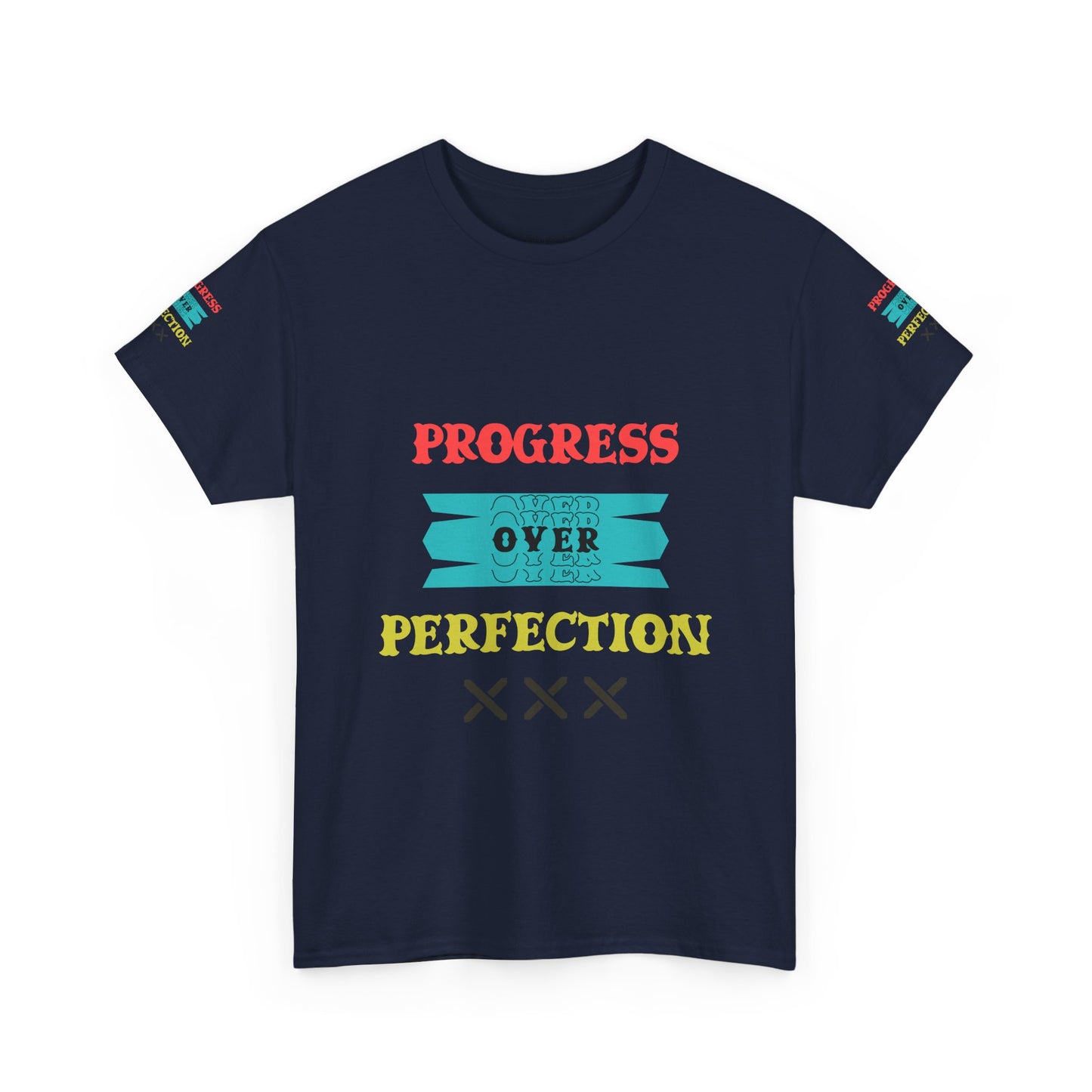Progress Over Perfection T‑Shirt — Motivational Graphic Tee
