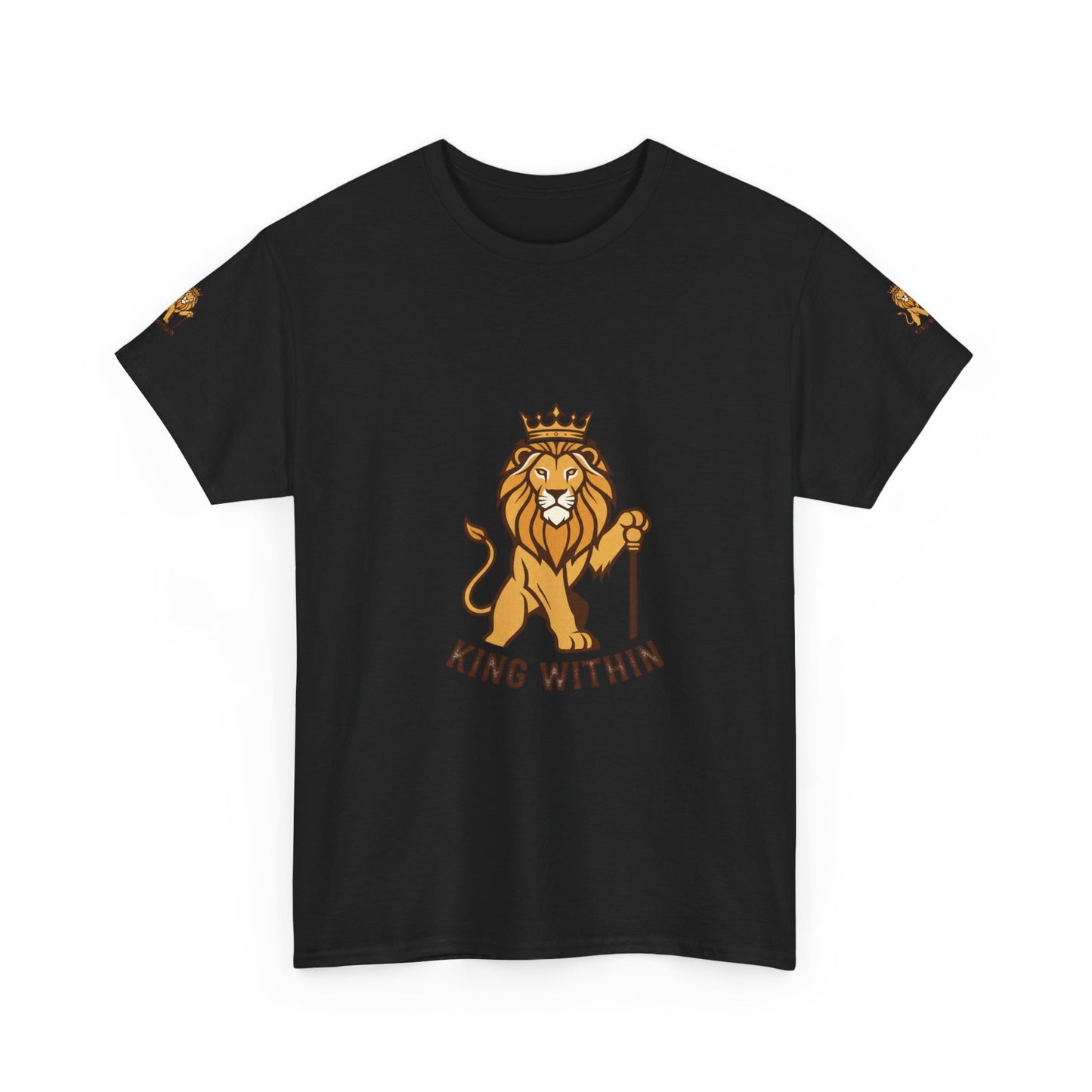 King Within Lion T-Shirt — Crowned Lion Graphic Tee