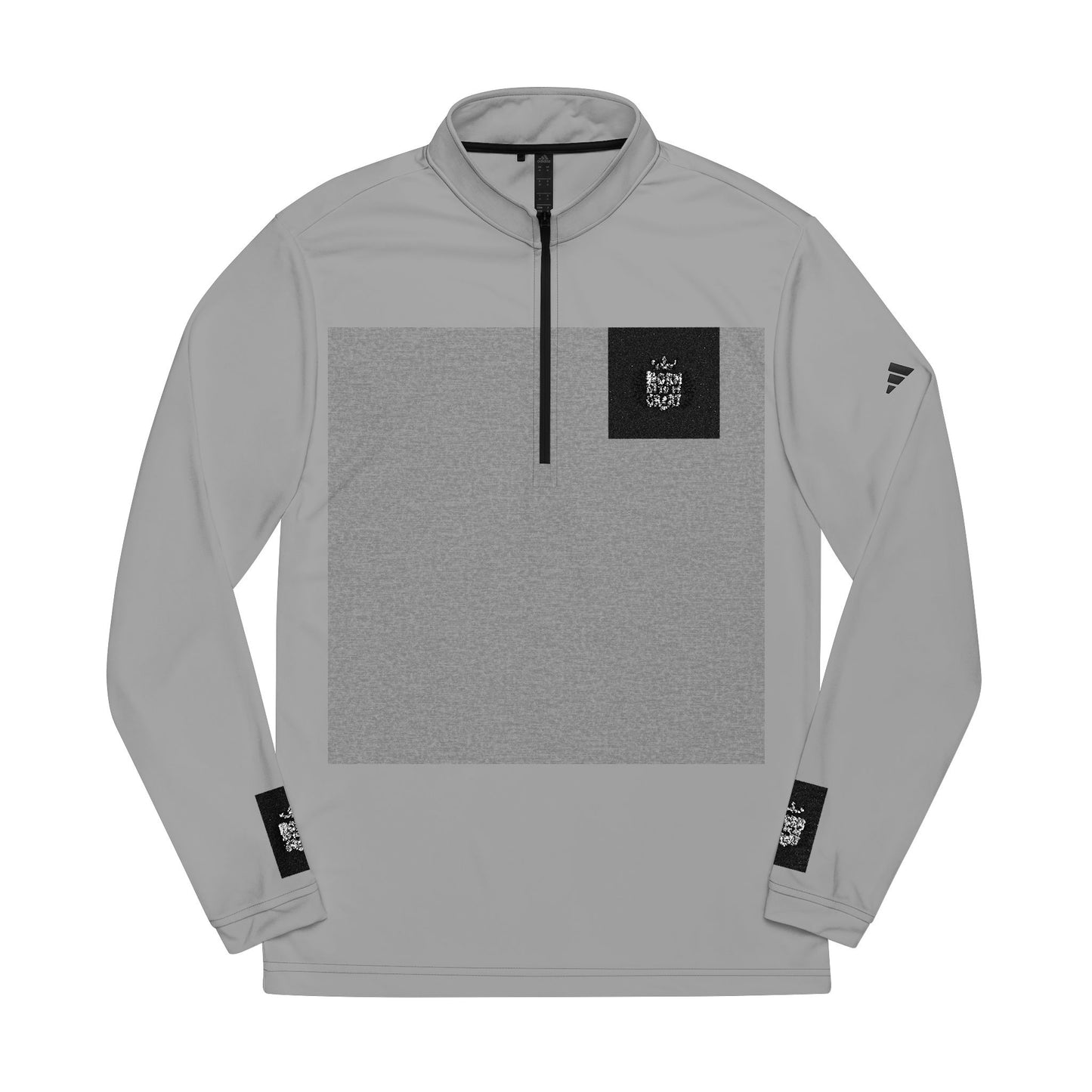 adidas Quarter-Zip Pullover — Embroidered Minimal Logo Performance Top