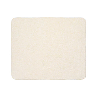 Teddy Bear Sherpa Blanket — "Wrapped in Teddy Love" Plush Fleece Throw for Kids & New Parents